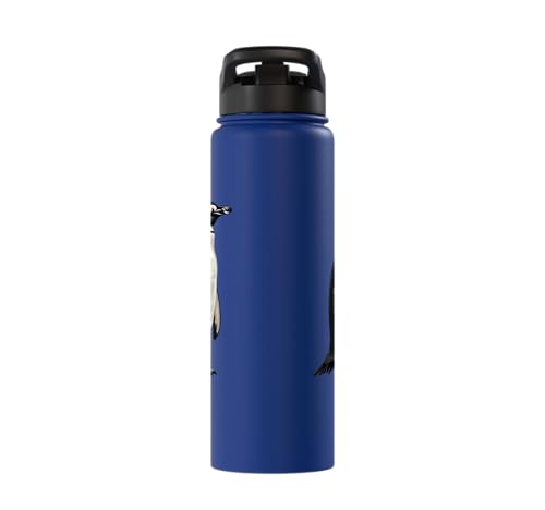 Penguin Stainless Steel Insulated Water Bottle - color: Royal Blue