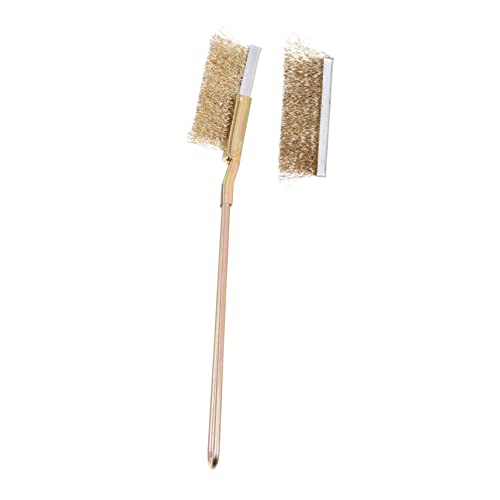 ibasenice 1set Bird Cage Cleaning Brush Handle Wire Cleaner for Maintenance for Bird Owners to and Fecal Practical Cleaning Tool - size: 22X3X2CM