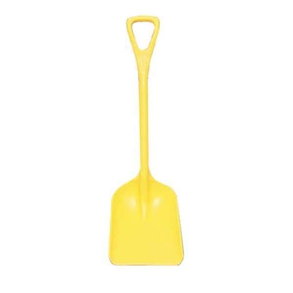 Remco Hygienic Square Point Shovel, Polypropylene Blade, 23 1/2 in L, Yellow 69816-1 Each - color: Yellow, size: 10 inch Blade