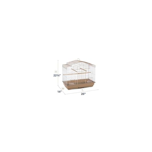 Maykoosh Global Greatness Bird Cage with Spacious Interior, Durable Metal Construction, Elegant Design, and Functional Features for Birds