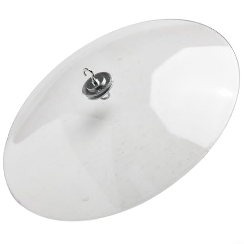 Clear Plastic Squirrel Baffle Weather Guard for Hanging or Pole-Mounted Wild Bird Feeders, for Heavy-Duty Outdoor Accessory