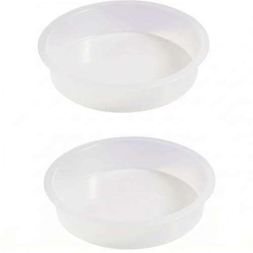 2 Pack Plastic Bird Water Bowls - 7.08 Inch Bird Bath Bowl Replacement, Water Tray Dish for Outdoor Use, Perfect for Birdfeeder & Birdbath Combo - color: White