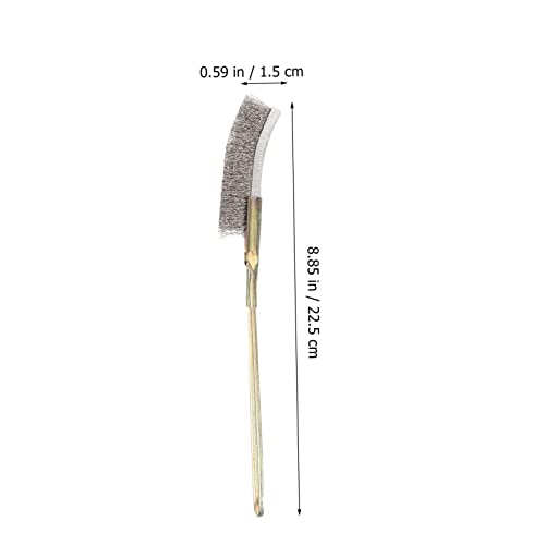 2Pcs Bird Cage Cleaning Brush Extra Long Handle Brushes for Easy Cleaning of Bird Cages Pet Cages Bird Nests Durable Scrub Brushes