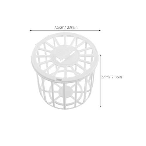 Abaodam 4Pcs Finch Plastic Bird Nest Box 2.95 X 2.95 X 2.36 in Canary Nesting Box for Breeding Cage Bird Nest Storage Basket for Small Birds Parrot Cage Accessories