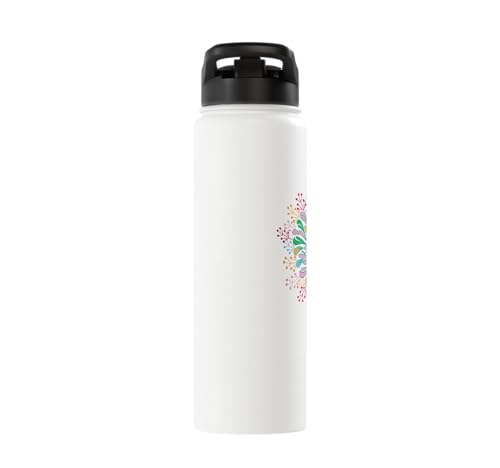 Peacock Mahjong Cheers Bird Bam Chinese Mah Jong Wine Lover Stainless Steel Insulated Water Bottle