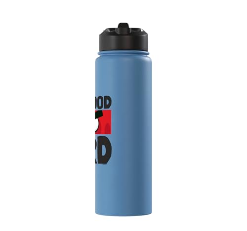 Angry Birds Red Bad Mood Bird Stainless Steel Insulated Water Bottle - color: Light Blue