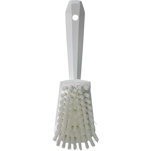Vikan 41925 Brush,Washing,Stiff,10",PP/PBT,White - color: White