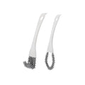 2 Pack Oven, Stove & BBQ Cleaning Brush Set with Scraper Heads, for BBQ Grates, Kitchen Crevices, Oven Racks and Bird Cage Dead Corner Gap Brush