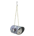 Red Carpet Studios Birdhouse Charley Harper Mid-Century Style Birdhouse for Chickadees, Nuthatches, Titmice, & Warblers Cylinder Bird House, 8" Long, Hummingbird Homemaker - color: Hummingbird Homemaker