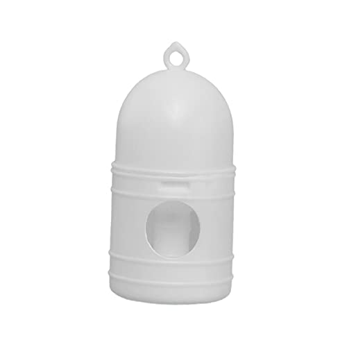Pigeon Water Dispenser Drinker Bird Water Drinker, Automatic Feeders, Water Dispenser, Dove Drinker for Chicken, Duck, Quail (1L), White