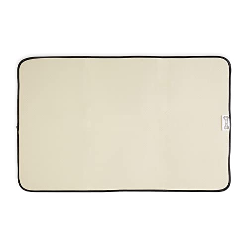 Bone Dry Striped Pet Cage Mat, X-Large - 25 x 39, Gray - size: XL