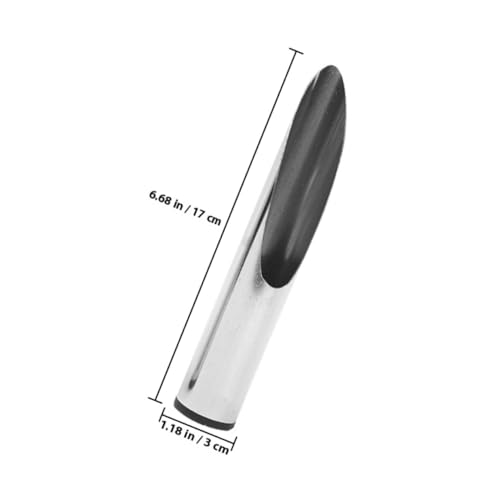 BESPORTBLE Bonsai Soil Scoop: Stainless Steel Soil Scoop Bonsai, Potting Trowel, Succulent Transplanting Garden Scooper for Indoor Plants, Narrow Deep Mouth Hand Tool