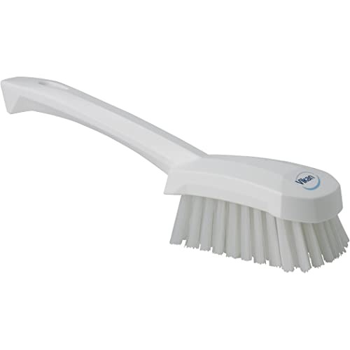 Vikan 41925 Brush,Washing,Stiff,10",PP/PBT,White - color: White