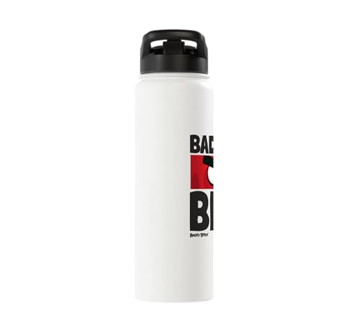 Angry Birds Red Bad Mood Bird Stainless Steel Insulated Water Bottle - color: White