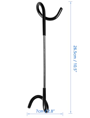 4X Bird Feeder Pole Wrap Hooks, Outdoor Feeder Arm Camping Lantern Yard Hook Accessories for Hanging
