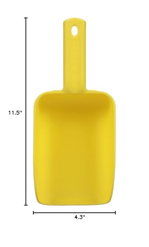 Remco Small Hand Scoop,Poly,32 Oz,Yellow 64006-1 Each - size: One Size