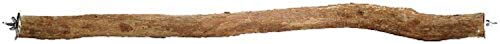 Polly's Full Length Hardwood Cage Perch for Parakeets, Cockatiels, Cockatoos, Macaws, and Other Birds (30") - size: 30"