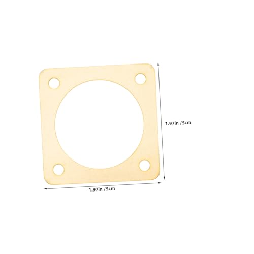 TIDTALEO 4pcs Metal Birdhouse Hole Protector and Sparrow Guard for Outdoor Bird Nest Box, 1 1/4 Inch Opening, Rust-Resistant Birdhouse Entrance Guard Plates for Yard Wildlife Protection