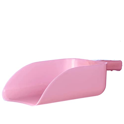 Jeffers Feed Scoop for Horses, Livestock, Pets, Chickens, Goats – 5 Pint 2.5 Quart Heavy-Duty Plastic Grain Scoop – Durable Farm Tool for Animal Feed, Barn, Stable, Garden, Dog Food - Pink - color: Pink Feed Scoop