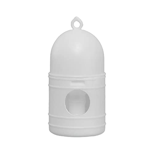 Pigeon Water Dispenser Drinker Bird Water Drinker, Automatic Feeders, Water Dispenser, Dove Drinker for Chicken, Duck, Quail (1L), White