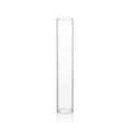 WGVI Hurricane Candle Holder Sleeve, Wide 3", Height 18", Clear Glass Cylinder Candleholder, Chimney Tube, Open Ended Candle Shade, 6 Pieces Bulk - size: 3"x18"H