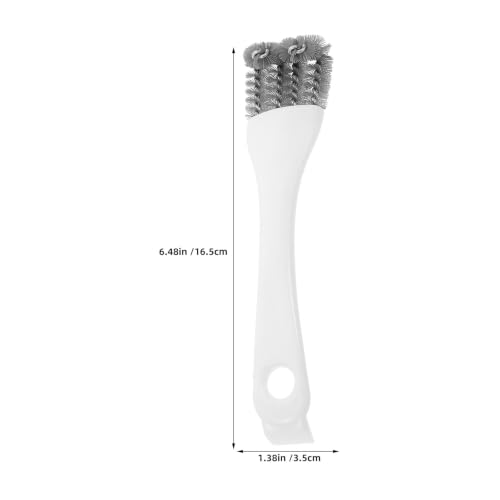 FOMIYES 5pcs Bird Cage Cleaning Tool, Wire Brush with Integrated Scraper for Tough Stains, Scrubber for Aviary, Hamster Cages, and Small Animal Crates