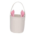 Easter Baskets for Easter Eggs Gifts, Easter Gifts Basket with Bunny Ears (Pink) - color: Pink