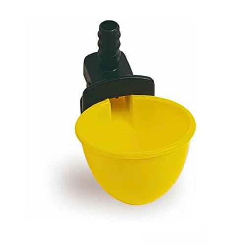 GAUN Automatic Chicken Waterer Cups – 10 Pcs Poultry Watering Kit for Pigeons, Birds, Chickens, Quail – Easy Hydration System with Dispenser for Coops and Cages - size: drinkers 10