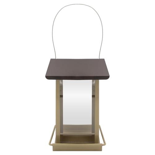 Zenport Z38188 Small Hanging Metal Hopper Bird Feeder, 2.1-Quart/2.6-Pound Seed Capacity