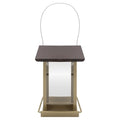 Zenport Z38188 Small Hanging Metal Hopper Bird Feeder, 2.1-Quart/2.6-Pound Seed Capacity