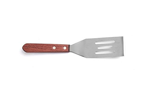 Fox Run 5333 Stainless Steel Mini Slotted Turner, 0.75 x 1.5 x 8 inches, Metallic