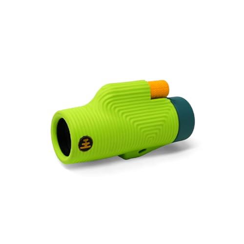 Nocs Provisions Zoom Tube 8x32 Monocular, Bird Watching & Backpacking | 8X Magnification Telescope, Bak4 Prism, Wide Field of View for Wildlife Viewing - color: Chartreuse Green