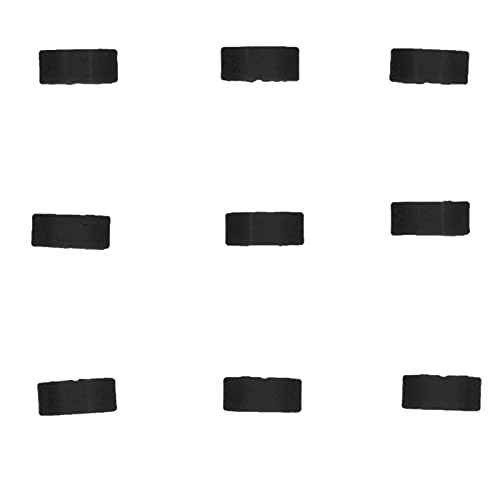 Omabeta 100PCS Reusable 8mm Pigeons Identification Leg Rings for Easy Dovecot Management and Marking, Lightweight Plastic Bands for Poultry Supplies (Black) - color: Black