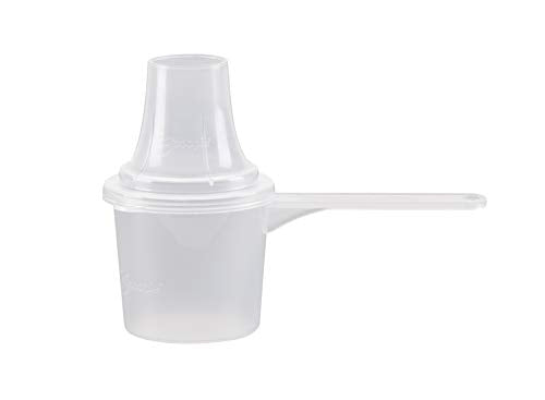 Measuring Scoop & Funnel - No Cap Open Spoon 1-Pack 39cc | Universal open design measuring spoon, Built-in funnel neck pour spout, Quick access cup for coffee powders and baking - size: 39 cc | 2 tbsp | 1 fl oz. | 39 mL