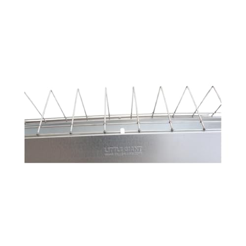Little Giant® Duck Feeder - Galvanized Steel with Feed Saver Grid - Heavy Duty Metal Feeder Designed for Ducks - Made in USA (40 Inch) - size: 40 Inch