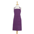 DII Everyday Basic Kitchen Collection - color: Eggplant, size: Regular Size Chef Apron