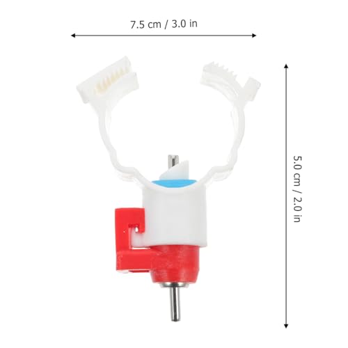 VICASKY 20 Pcs Chicken Waterer Nipples Ball Nipple Chicken Feeders for Coop Watering System Easy Install Water Supply Parts for Chickens Ducks Quail Poultry Feeding