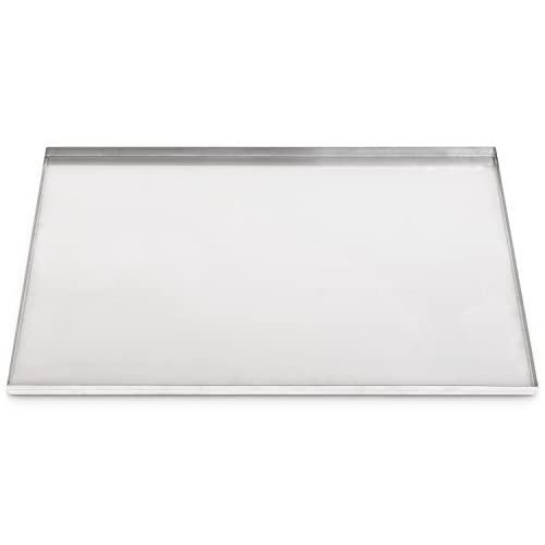 Metal Dog Crate & Kennel Replacement Tray/Pan, Galvanized, 24x18 in | Chew-proof, crack-proof, rust-resistant. Fits Most Standard 24 in Crates. - color: Galvanized, size: 23.5"L x 17.5"W x 1.0"H
