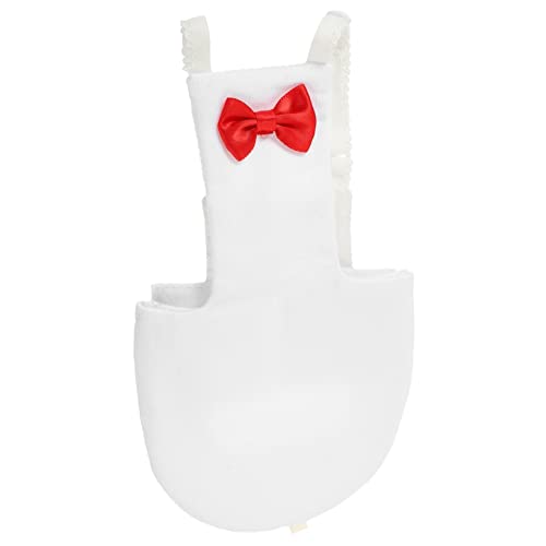 Yardwe Bird Diaper Flight Suit for Parrots Breathable Bird Clothes Bow Design XL for Outdoor Use Diaper for Cockatiels and Parakeets - size: 20x11cm