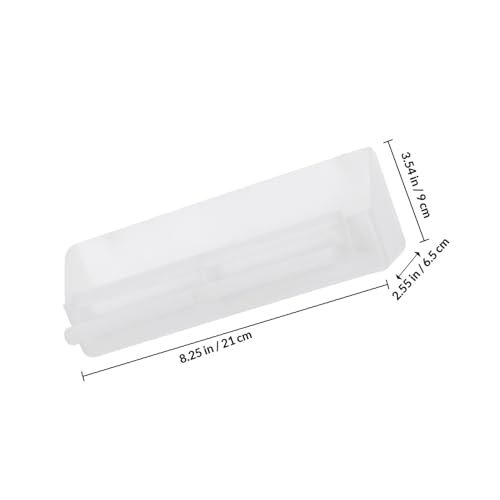KALLORY 2pcs Automatic Hanging Bird Food Feeder Tray with Anti-Splash Design for Outdoor Garden Use, Suitable for Parrot and Cockatiel Feeding, Sturdy Bird Food Dispenser