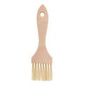 Redecker Natural Horsehair Flat Pastry Brush with Untreated Beechwood Handle, Ideal for Basting, Glazing and Applying Eggwash, 6 Inches, Made in Germany - size: Single Unit