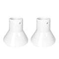 Ceramic Chicken Roaster Rack, Beer Can Chicken Holder Stand Vertical Poultry BBQ Cooking Accessories for Grill, Oven or Smoker, Set of 2 - size: Small - Set of 2