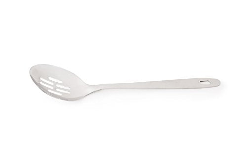 Fox Run Pierced Serving Spoon, 2.25 x 2.75 x 12.75 inches, Metallic - style: Stainless Steel Pierced Serving Spoon