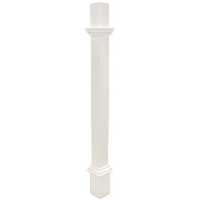 BestNest Manor Bird House & Decorative Mounting Post Kit – White PVC 8-Compartment with Hammered Copper Roof, Predator Guards & Vinyl with Ground Anchor, Elegant Outdoor Birdhouse Set