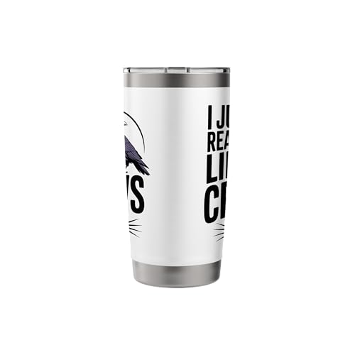 Black Raven Art Crow Nature for Women Men Stainless Steel Insulated Tumbler