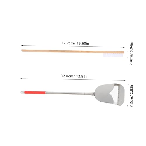 BESTonZON 2Pcs Bird Cage Cleaning Brush Set Efficient Droppings Scoop Multi Function Cleaning Tool for Small Pet Cages User Friendly Durable Accessories for Bird Care