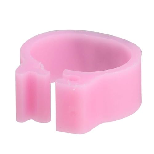 100PCS/Bag 8MM Plastic Pigeon Bands Rings, 001-100 Numbered Plastic Pigeon Bird Leg Bands Rings with Number()