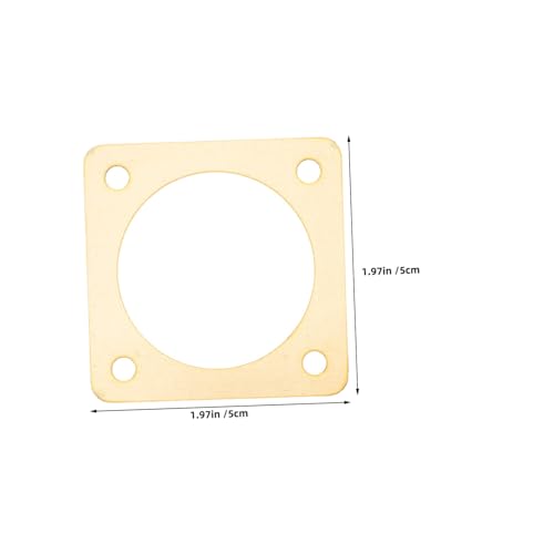 4pcs Metal Birdhouse Hole Protectors with 1 1/4 Inch Opening for Sparrow House Entrance Predator Guards Outdoor Bird Nest Box Safety