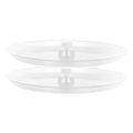 2pcs Transparent Bird Cage Litter Trays for Parakeets and Parrots Easy to Install and Remove Sturdy and Lightweight Poop Tray Accessories for Bird Cages