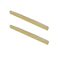 Miwayer 2 Pack 6 String YMH Acoustic Guitar Unbleached Bone Saddle, Guitar Bridge Saddles, Cut from Whole Bones, 75x3x9.7mm - color: 6 String YMH Guitar Saddle 75mm 2 Pack